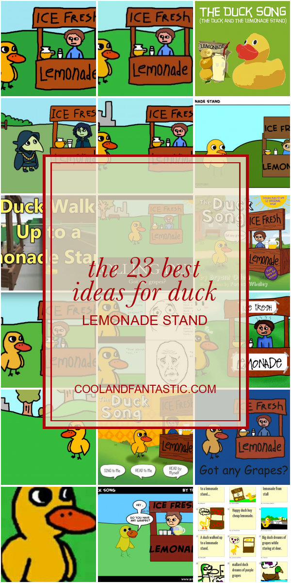 The 23 Best Ideas for Duck Lemonade Stand Home, Family, Style and Art